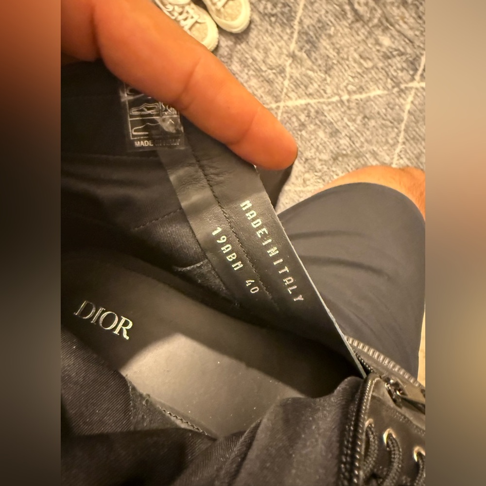 Dior Black Sneakers Sleek Minimalist Design - Picture 2 of 8